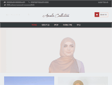 Tablet Screenshot of amalia-collection.com